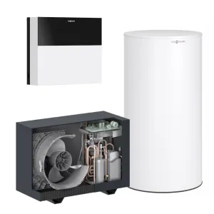 VIESSMANN VITOCAL 200-A POMPA CIEPŁA MONOBLOK NA R290 10 KW 230 V Z JED.WEW. IDU CONTROLLER + ZASOBNIK VITOCELL 100-V 250 L