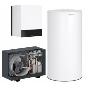 VIESSMANN VITOCAL 200-A POMPA CIEPŁA MONOBLOK NA R290 12 KW 230 V Z JED.WEW. IDU COMFORT + ZASOBNIK VITOCELL 100-V 250 L