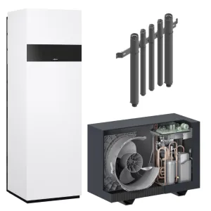 VIESSMANN VITOCAL 200-A POMPA CIEPŁA MONOBLOK NA R290 8 KW 230 V Z JED.WEW. IDU COMPACT + ZESTAW PRZYŁĄCZENIOWY "DO GÓRY"