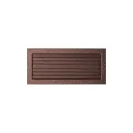 KRATKI KRATKA KOMINKOWA PROSTOKĄTNA MIEDZIANA Z ŻALUZJĄ 170X370 MM