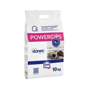 STONES UNIWERSALNY KLEJ DO PŁYTEK GIPSOWYCH POWERGIPS 10 KG