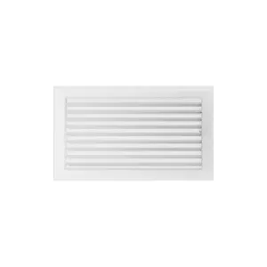KRATKI KRATKA KOMINKOWA PROSTOKĄTNA BIAŁA Z ŻALUZJĄ 220X370 MM