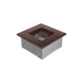 KRATKI KRATKA KOMINKOWA PROSTOKĄTNA MIEDZIANA 110X110 MM