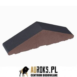 KSZTAŁTKA OGRODZENIOWA KLINKIEROWA KOLOR NOC POLARNA KO 310/250x65x78 MM OSTRA PEŁNA KLINKIER PRZYSUCHA