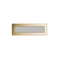 KRATKI KRATKA KOMINKOWA PROSTOKĄTNA POZŁACANA 110X320 MM