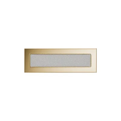 KRATKI KRATKA KOMINKOWA PROSTOKĄTNA POZŁACANA 110X320 MM
