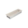 KRATKI KRATKA KOMINKOWA PROSTOKĄTNA KREMOWA 110X320 MM
