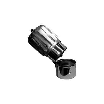 TURBOWENT TULIPAN PODSTAWA RUROWA OTWIERANA TURBINA ALUMINIOWA MALOWANA DOLOT BL. MALOWANA PROSZKOWO CZEKOLADOWY BRĄZ FI 150