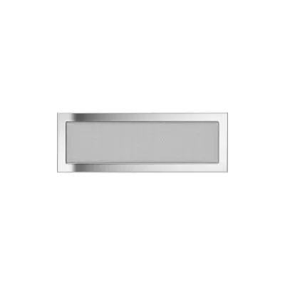 KRATKI KRATKA KOMINKOWA PROSTOKĄTNA NIKLOWANA 170X490 MM