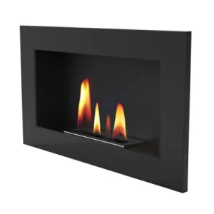 UNIFLAM BIOKOMINEK UNIFLAM 70x40CM CZARNY MAT BIO2-70x40-CZ
