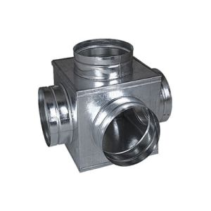 ALUFLEX - TERMOFLEX SKRZYNKA ROZDZIELCZA SZEŚCIAN OCYNK FI 150/4X FI 125 