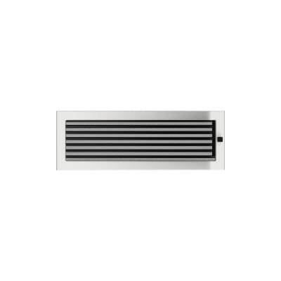 KRATKI KRATKA KOMINKOWA PROSTOKĄTNA SZLIFOWANA Z ŻALUZJĄ 170X490 MM