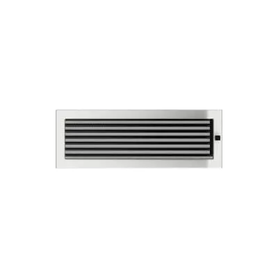 KRATKI KRATKA KOMINKOWA PROSTOKĄTNA SZLIFOWANA Z ŻALUZJĄ 170X490 MM