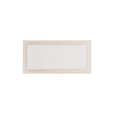 KRATKI KRATKA KOMINKOWA PROSTOKĄTNA KREMOWA 220X450 MM