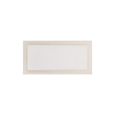 KRATKI KRATKA KOMINKOWA PROSTOKĄTNA KREMOWA 220X450 MM