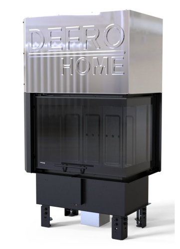 DEFRO HOME WKŁAD KOMINKOWY STALOWY PRIMA SM BOCZNY PRAWY ( BP ) GILOTYNA CERAMITON MINI10kW