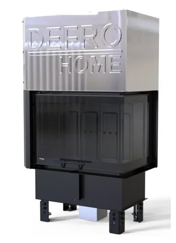 DEFRO HOME WKŁAD KOMINKOWY STALOWY PRIMA SM BOCZNY PRAWY ( BP ) GILOTYNA CERAMITON MINI10kW