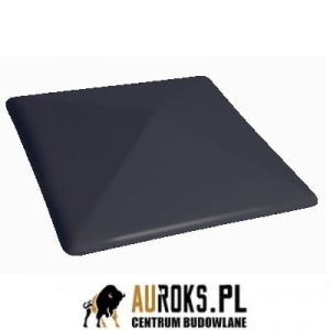 DASZEK OGRODZENIOWY KLINKIEROWY KOLOR NOC POLARNA 310x310x80 MM KLINKIER PRZYSUCHA