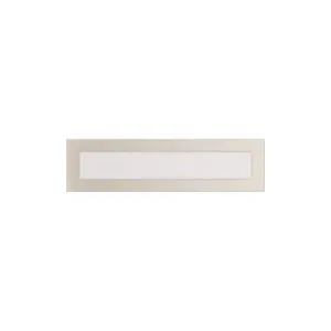 KRATKI KRATKA KOMINKOWA PROSTOKĄTNA KREMOWA 110X420 MM
