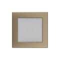 KRATKI KRATKA KOMINKOWA PROSTOKĄTNA ZŁOTO GALWANICZNE 170X170 MM