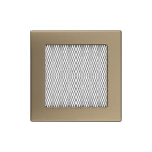 KRATKI KRATKA KOMINKOWA PROSTOKĄTNA ZŁOTO GALWANICZNE 170X170 MM