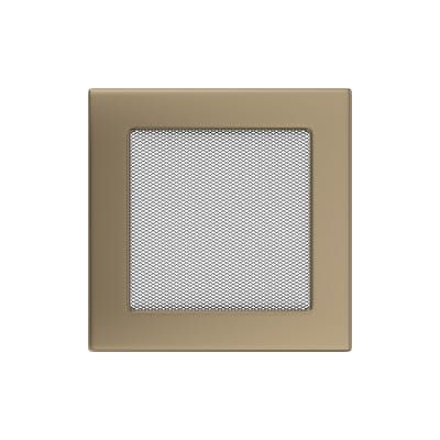 KRATKI KRATKA KOMINKOWA PROSTOKĄTNA ZŁOTO GALWANICZNE 170X170 MM