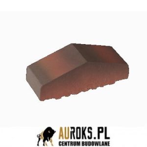 KSZTAŁTKA OGRODZENIOWA KLINKIEROWA KOLOR TAJEMNICZY OGRÓD KO 180/120x65x58 MM OSTRA PEŁNA KLINKIER PRZYSUCHA