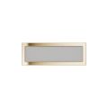 KRATKI KRATKA KOMINKOWA PROSTOKĄTNA POZŁACANA 170X490 MM