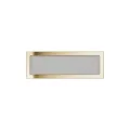 KRATKI KRATKA KOMINKOWA PROSTOKĄTNA POZŁACANA 170X490 MM