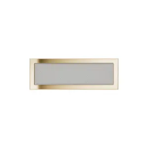KRATKI KRATKA KOMINKOWA PROSTOKĄTNA POZŁACANA 170X490 MM
