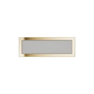 KRATKI KRATKA KOMINKOWA PROSTOKĄTNA POZŁACANA 170X490 MM