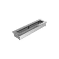 KRATKI KRATKA KOMINKOWA PROSTOKĄTNA NIKLOWANA 110X420 MM