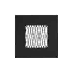 KRATKI KRATKA KOMINKOWA PROSTOKĄTNA CZARNA 110X110 MM