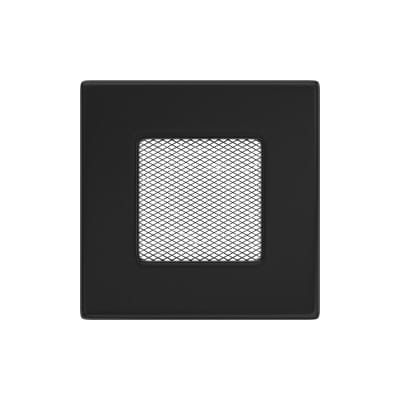 KRATKI KRATKA KOMINKOWA PROSTOKĄTNA CZARNA 110X110 MM
