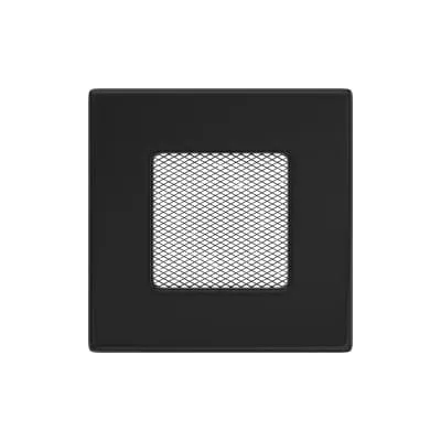 KRATKI KRATKA KOMINKOWA PROSTOKĄTNA CZARNA 110X110 MM