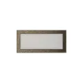 KRATKI KRATKA KOMINKOWA PROSTOKĄTNA CZARNO-ZŁOTA 170X370 MM