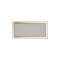 KRATKI KRATKA KOMINKOWA PROSTOKĄTNA POZŁACANE 220X450 MM