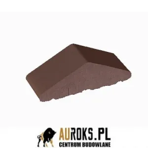KSZTAŁTKA OGRODZENIOWA KLINKIEROWA KOLOR BRĄZ NATURA KO 180/120x65x58 MM OSTRA PEŁNA KLINKIER PRZYSUCHA