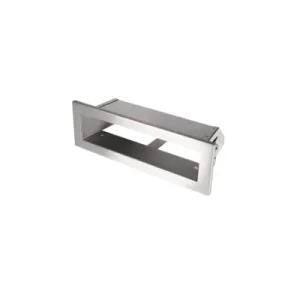 KRATKA KOMINKOWA OTWARTA  INOX 20x6CM 