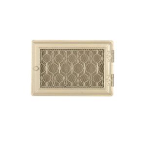 KRATKA KOMINKOWA STYLOWA BIAŁY ANTYK 21x32CM 