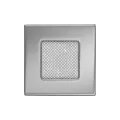 KRATKI KRATKA KOMINKOWA PROSTOKĄTNA NIKLOWANA 110X110 MM