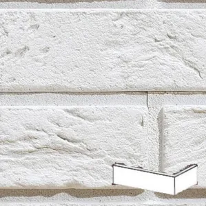 STEGU KAMIEŃ DEKORACYJNY PŁYTKA  KĄTOWA BOSTON  2 WHITE  9/20x7,4CM OPK. 0,87 MB