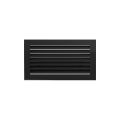 KRATKI KRATKA KOMINKOWA FRESH CZARNA 170X300 MM