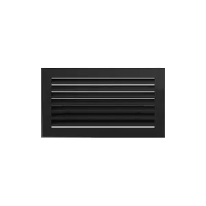 KRATKI KRATKA KOMINKOWA FRESH CZARNA 170X300 MM