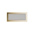 KRATKI KRATKA KOMINKOWA PROSTOKĄTNA POZŁACANA 170X370 MM