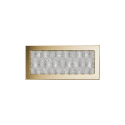KRATKI KRATKA KOMINKOWA PROSTOKĄTNA POZŁACANA 170X370 MM