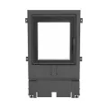 KRATKI FRONT STALOWY Z DRZWIAMI FS 10N