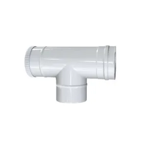 MK MKPS INVEST TRÓJNIK 87 ST REWIZYJNY FI 80/125 MM BIAŁY