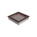 KRATKI KRATKA KOMINKOWA OSKAR MIEDZIANA MALOWANA 220X220 MM