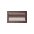 KRATKI KRATKA KOMINKOWA PROSTOKĄTNA MIEDZIANA Z ŻALUZJĄ 170X300 MM